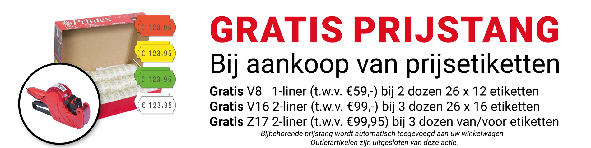 prijstang, printex, etiketten